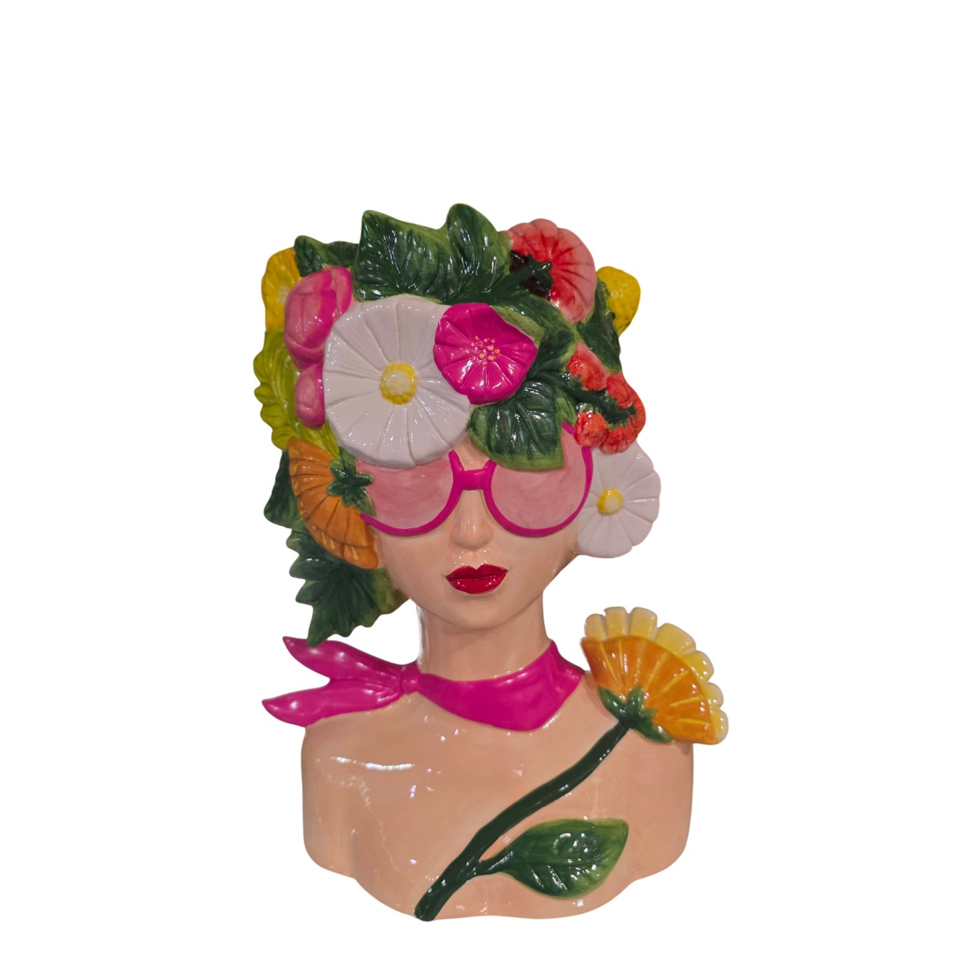 Jarrón Mujer Floral